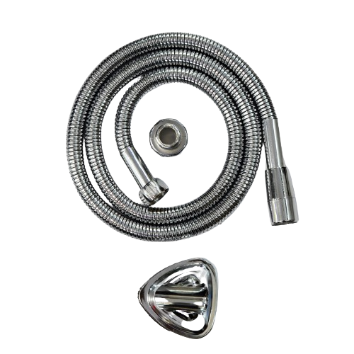 شلنگ توالت برنجی لوکس استیل مات